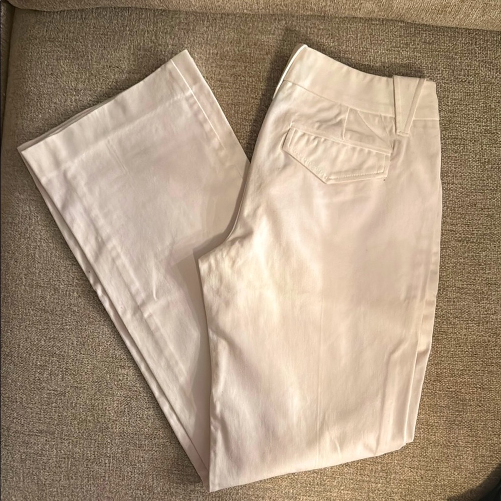 Express White Flare Wide Leg Jeans